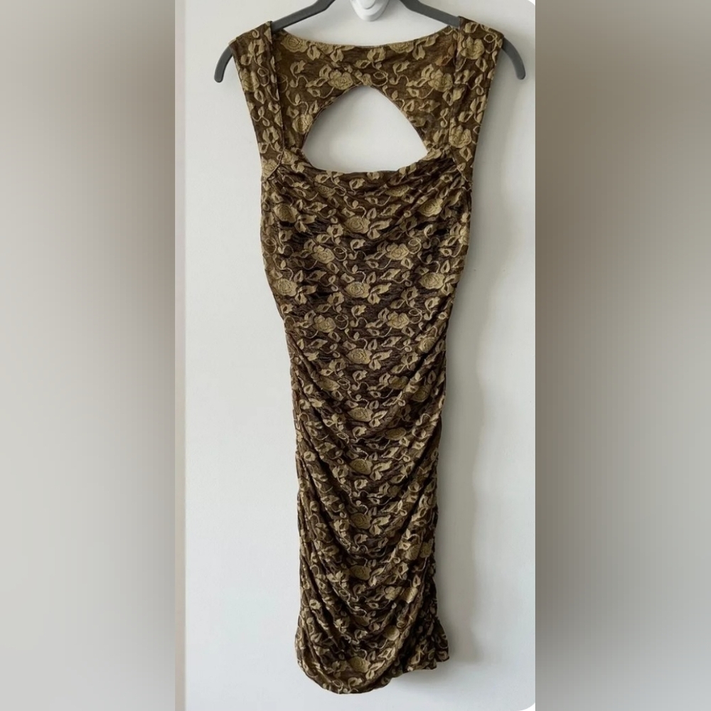 FREE PEOPLE MINI STRETCH DRESS SIZE S - Picture 3 of 8